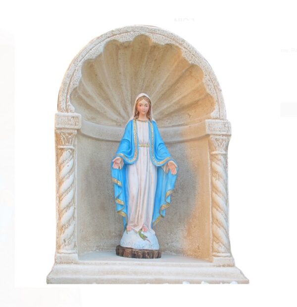 Nicchia per Madonnina o Santi in calcestruzzo H64