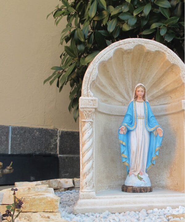 Nicchia per Madonnina o Santi in calcestruzzo H64 - immagine 2