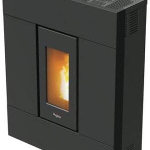 Stufa a pellet Pegaso tabla ventilata da 7 Kw antracite