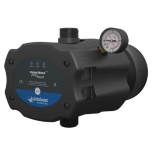 Presscontroll globalwater regolatore pressione pumpwaveplus da 1 a 2,5 bar con manometro