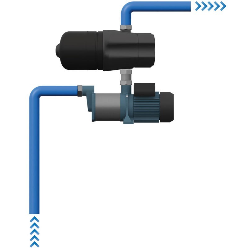 Presscontroll globalwater regolatore pressione pumpwaveplus da 1 a 2,5 bar con manometro - immagine 2