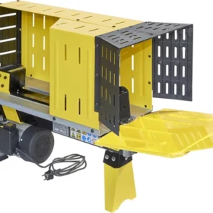 Spaccalegna elettrico orizzontale 1500 watt 5 tonnellate giallo nero