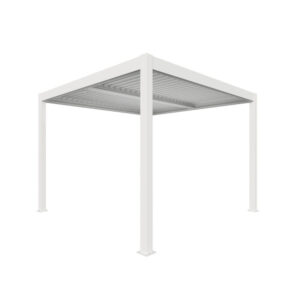 Pergola BIOCLIMATICA ATENA 100 alluminio 3×3 H2,50 BIANCA