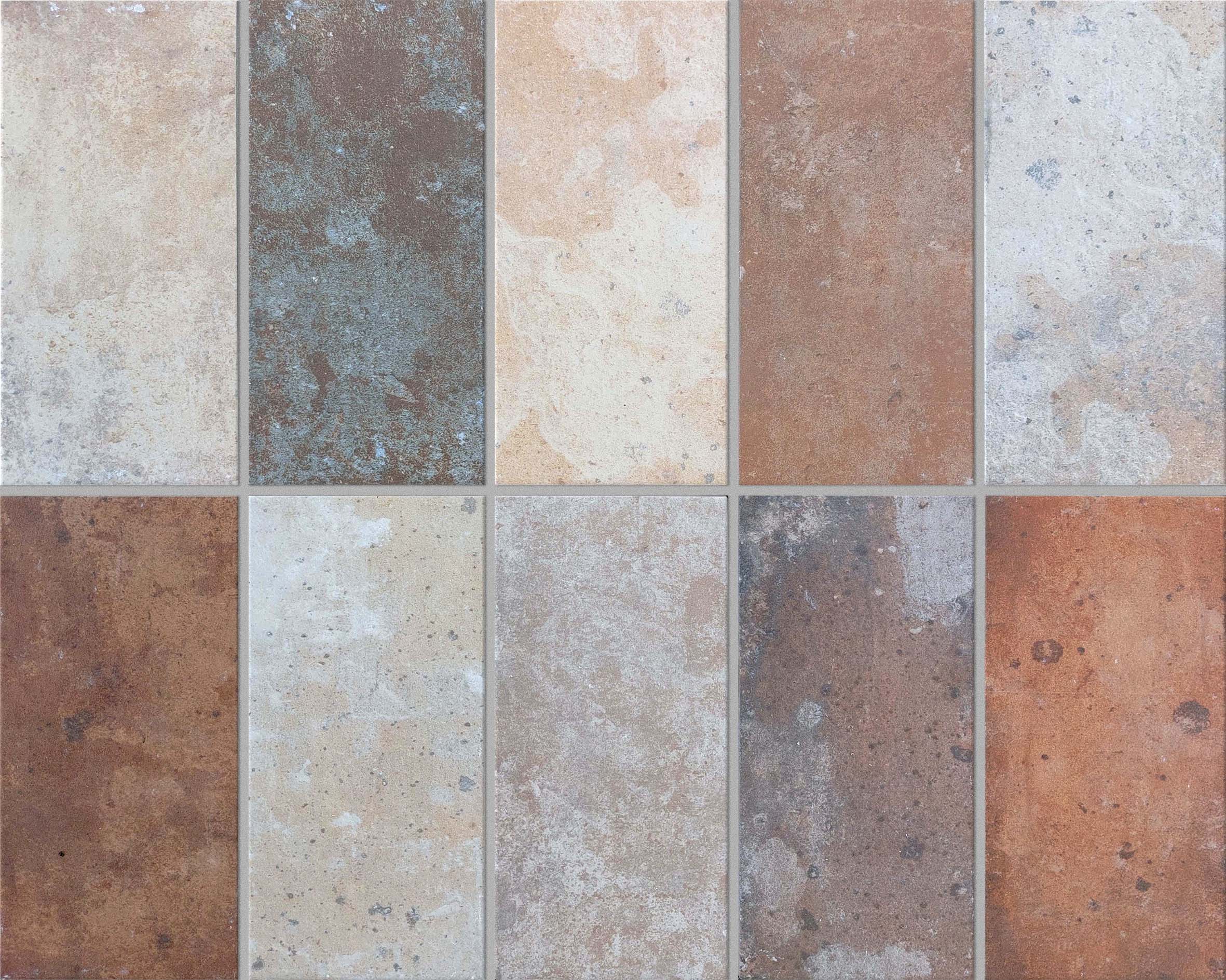 Chianti Multicolor Gres effetto Cotto Toscano formato 12,5x25cm R10 - immagine 4