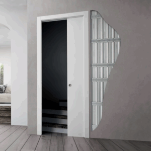 Controtelaio a scomparsa per cartongesso spessore 105 mm per porta da cm 60 x 210 h