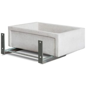 Staffe a scomparsa per lavandini in cemento 2 misure