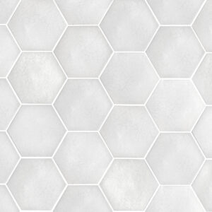 Gres esagonale Dolcevita Esagona White lucido 15×17,3