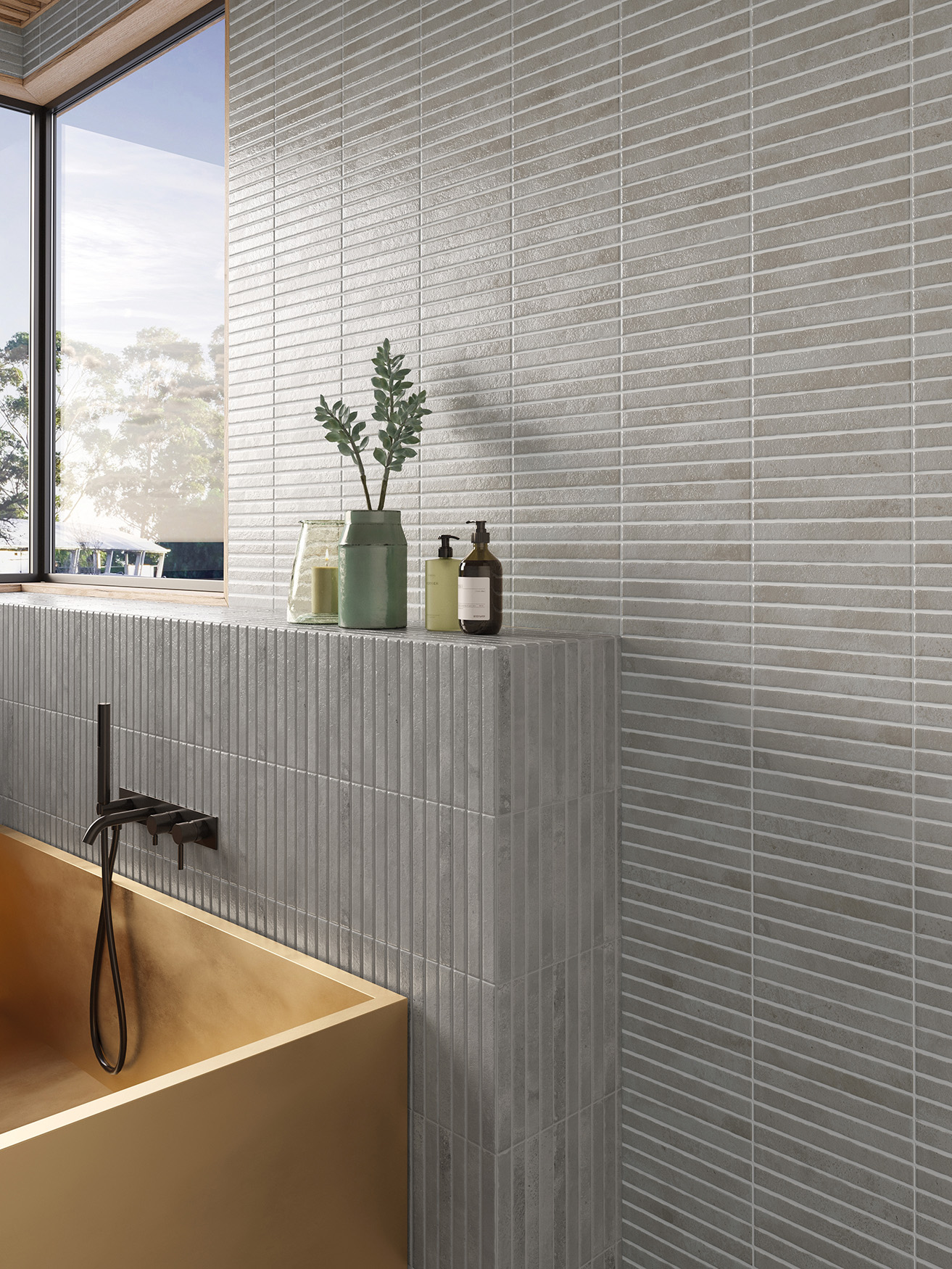 Coccio di Keradom formato 12,5x25cm Rigo rivestimento\pavimento - immagine 6