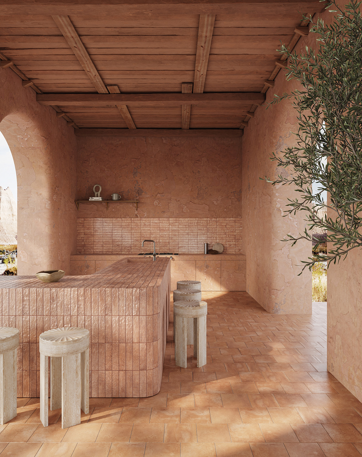 Coccio di Keradom formato 25x25 rivestimento\pavimento