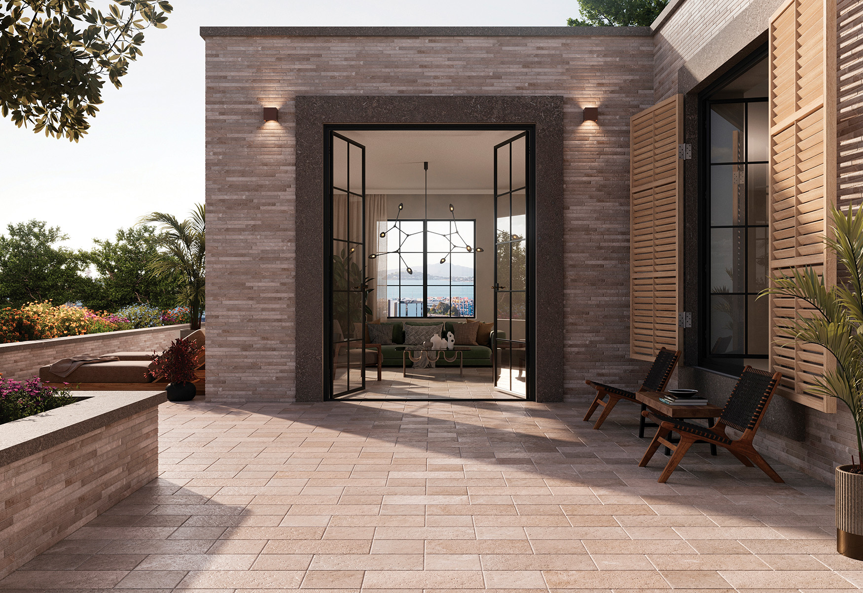 Trulli Tortora 25x50 - Gres Effetto Pietra Pugliese