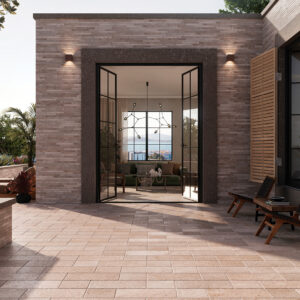 Trulli Tortora 3.8×38 cm – Gres Effetto Pietra Pugliese