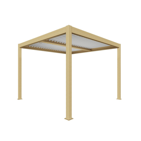 Pergola BIOCLIMATICA ATENA 100 alluminio 3x3 H2,50 - immagine 2