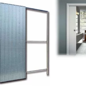 Controtelaio a scomparsa per cartongesso spessore 105 mm per porta da cm 60 x 210 h