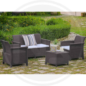 Set salotto Dolcefarniente marrone 2 posti