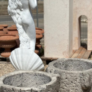 Statua di Botticelli per giardino in cemento e granulato di marmo