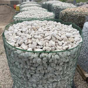 Cesta Ciottoli Bianco Naturale diametro misto 25-40mm