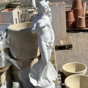 Statua di Botticelli per giardino in cemento e granulato di marmo