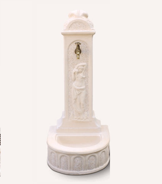 Fontana da giardino Imperia in cemento e granulato di marmo H125 - immagine 2