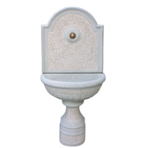 Fontana a muro in cemento e granulato di marmo ADDA