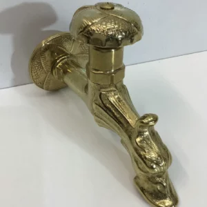 Rubinetto stile rinascimento in ottone giallo 1/2 p. FARG