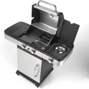BARBECUE A GAS ‘INDIANAPOLIS 3 TITANIUM’ cm. 120 x 50 x h.130