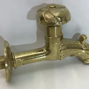 Rubinetto stile rinascimento in ottone giallo 1/2 p. FARG