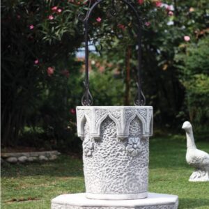 Pozzo da giardino ornamentale in calcestruzzo ALCIONE