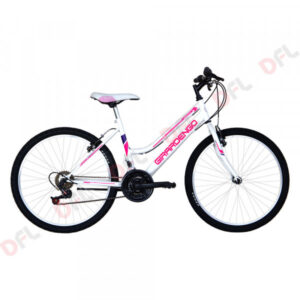 BICICLETTA DONNA ‘MTB’ 26″ – colore bianco/fuxia