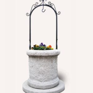 Pozzo da esterno in calcestruzzo ETNA diametro base 80