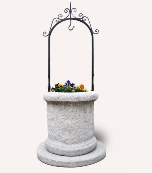 Pozzo da esterno in calcestruzzo ETNA diametro base 80 - immagine 2