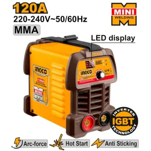 Saldatrice inverter MMA 120 A con Display INGCO