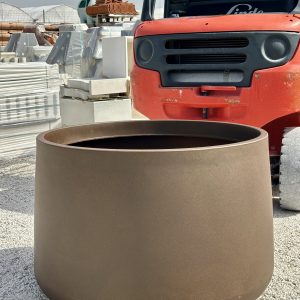 Vaso grande in resina moderno a Goccia diametro 95 H65