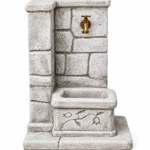 Fontana ad angolo per esterno FERMO H84cm