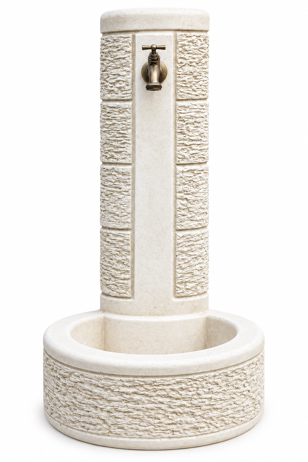 Fontana da Esterno in cemento La Spezia H77cm - immagine 2
