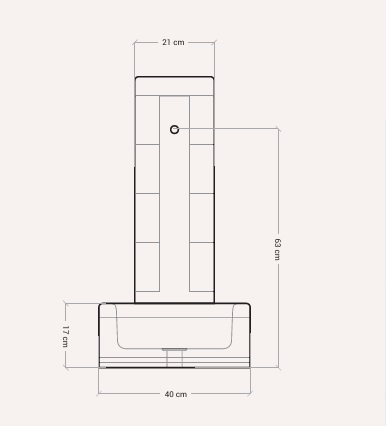Fontana da Esterno in cemento La Spezia H77cm - immagine 4