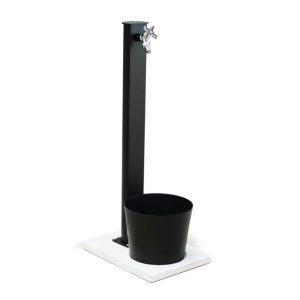 Fontana Moderna da Esterno in alluminio completa di tutto H83cm