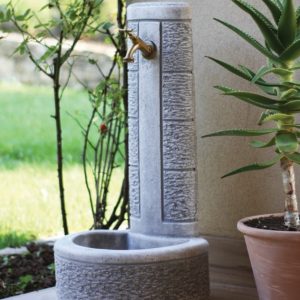 Fontana da Esterno in cemento La Spezia H77cm