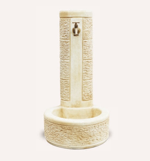Fontana da Esterno in cemento La Spezia H77cm - immagine 3