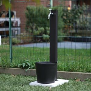 Fontana Moderna da Esterno in alluminio completa di tutto H83cm