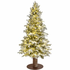 Albero di Natale Rockefeller Slim Innevato by Salvatore Izzo 210CM – 2200LED integrati | Xone